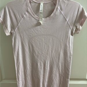 Lululemon Athletica Light Pink Short Sleeve Tee